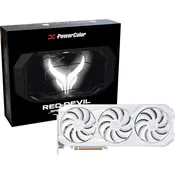 PowerColor Radeon RX 9070 XT Red Devil 16GB OC WHITE (white, RDNA4, GDDR6, 3x DisplayPort, 1x HDMI 2.1)