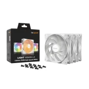 be quiet! Light Wings LX ARGB PWM High Speed Lüfter, Triple Pack - 120mm, weiß-BL125