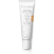 Avene Couvrance prekrivni tekoči puder SPF 20 odtenek 1.0 Porcelain 30 ml
