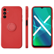 Onasi Silikonski ovitek Liquid Ring za Samsung Galaxy A33 5G A336 - rdeč