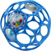OBALL Igrača Oball RATTLE 10 cm modra 0m+AQUAINT 100% ekološka čistilna voda 50 ml