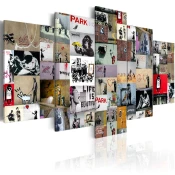 Slika - Art of Collage: Banksy IV 100x50