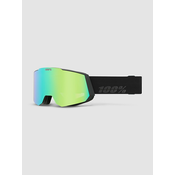 100Percent Snowcraft Hiper Black/Green Goggle mirror green lens