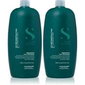 Alfaparf Milano Semi di Lino Reconstruction Shampoo duo Kit set za poškodovane lase