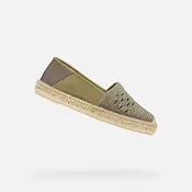 Kaki ženske espadrile Geox Lampedusa