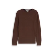 TOM TAILOR Pulover temno rjava
