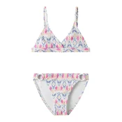 NAME IT Bikini NKFZIZZA vijolično modra/orhideja/roza/bela
