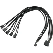 AKASA RAZDELILNI KABEL ZA 5 VENTILATORJEV AKASA, 4-POLNI, 45 CM
