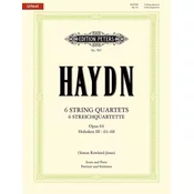 HAYDN:6 STRING QUARTETS OP.64 HOBOKEN III:63-68 SCORE AND PARTS
