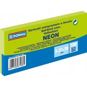 Donau Samolepilna blazinica 51 x 38 mm - neonsko zelena 3 x 100 listov