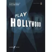 Play Hollywood, flute and piano, w. Audio-CD