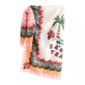 Next Ručnik za plažu  ecru/prljavo bijela / kraljevski zelena / mandarina / roza