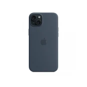 iPhone 15 Plus Silicone Case with MagSafe - Storm Blue
