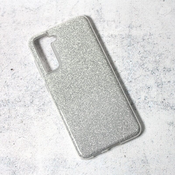 Ovitek bleščice Crystal Dust za Samsung Galaxy S21 FE 5G, Fashion case, srebrna