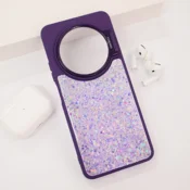 Maska Crystal Dots za Xiaomi Redmi 14C/ A4 (2025) ljubicasta