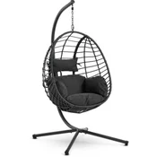 Hanging chair BORK W101xH185xD117 black