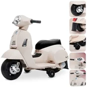 shumee Otroški skuter Vespa na baterije, ecru