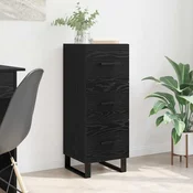 Kreveta Crni hrast 34,5 x 34 x 90 cm Obradeno drvo i celik
