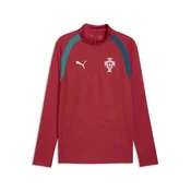 PUMA Portugal Training Quarter-Zip Top Men, Football, Club Red/Silver Mist, XS