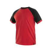 Majica s kratkimi rokavi OLIVER, rdeča in črna, velikost 4XL