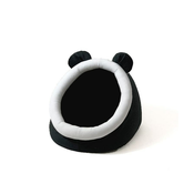 GO GIFT cat bed - black and white - 40x45x34 cm