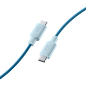 Cellularline Punjacni i podatkovni kabel plave boje 100cm USB Type-C na Type-C USBDATAC2CSMARTB