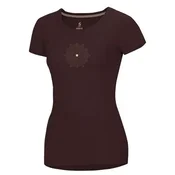 Ženska majica OCÚN Raglan T, mandala čokolada (S)