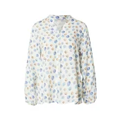ZABAIONE Bluza Jo44sy modra / svetlo modra / svetlo rjava / bela