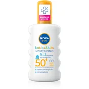 Nivea Sun Pure & Sensitive otroško pršilo za sončenje SPF 50+