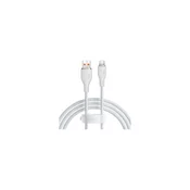 Kabel Pudding USB-C 100W 1,2m, beli