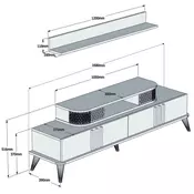 Hanah home TV Komoda Eylül Krem