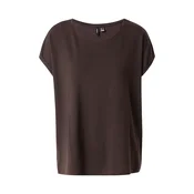 VERO MODA Majica VMAVA temno rjava