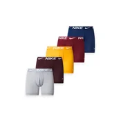NIKE Underwear Boksarice temno modra / med / siva / rdeča / vinsko rdeča