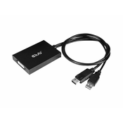 Club 3D CAC-1010 adapter DisplayPort v DVI-D Dual Link, aktivni, M/F