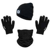 Stay warm Pack: zimska kapa s LED lampicom, touchscreen rukavice i Stylexx maska