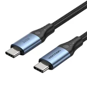 Vention USB-C na USB-C kabel 1m, 5A, 240W, USB 2.0, črn