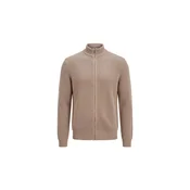DAN FOX APPAREL Pletena jopa Miran temno siva