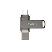 LEXAR USB ključek JumpDrive Dual Drive D400, 64GB, USB 3.1 Type-C, 130 MB/s