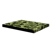 shumee Vzmetnica za pasjo posteljo XXL 110x80x5 cm - pena, vodoodporna prevleka, potisk Moro, Bertoni