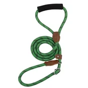 shumee Povodec za ovratnico za PSE, nedrseč, zelen, dolžina 130 cm, premer 8 mm