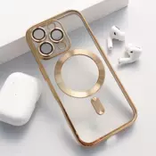 Maska Mag Case Electro za iPhone 16 Pro Max zlatna