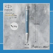 PARKER IM PREMIUM KEMIJSKA OLOVKA BLUE GREY CT BLU 2143645