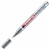 Marker permanentni lakirajuci 0,8mm edding 780 srebrni