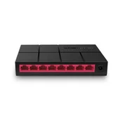 MERCUSYS Switch 8-port MS108G crno-crveni