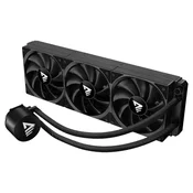 Komplet za vodno hlajenje Savio NOX 360 mm, 12 cm, črn