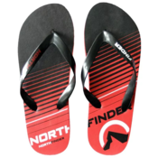 NORTHFINDER Slippers black/red EU 43