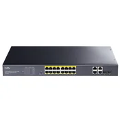 CUDI Gigabitni switch GS1020PS2 PoE+ 16port crni
