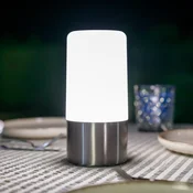 Newgarden LED namizna svetilka Maia, siva, IP54, RGBW - Sodobni - bela, siva - Plastika