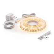 Komplet 1x LED traka MYLIVING LIGHTSTRIP LED/22W/230V 5 m + 5x ugradni profil 1 m