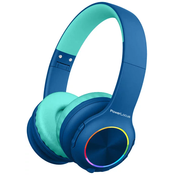 PLED barvite brezžične Bluetooth slušalke ZA OTROKE z LED osvetlitvijo